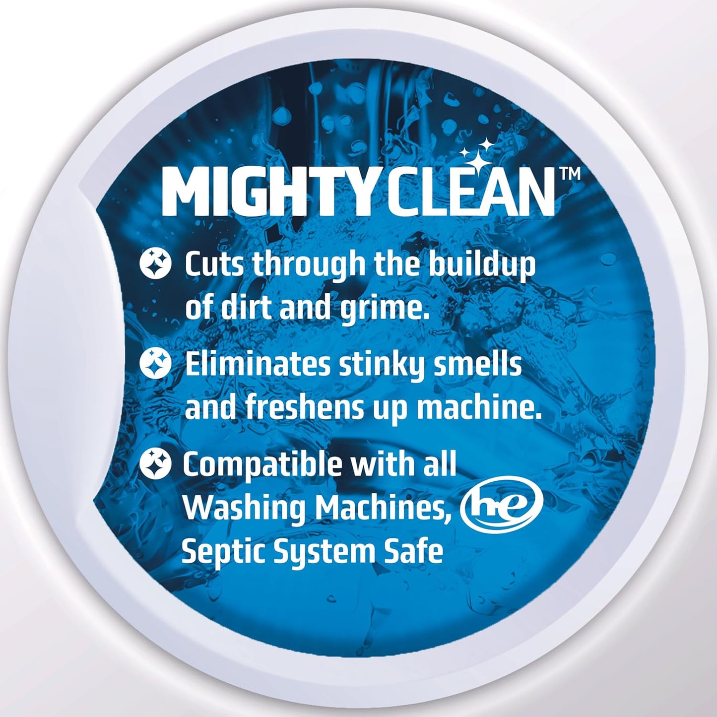Mighty Clean Washing Machine Cleaner Tablets - 24 Tablets