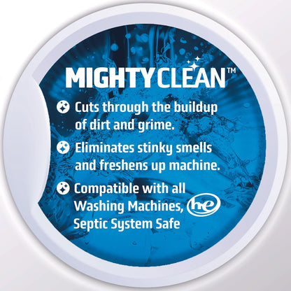 Mighty Clean Washing Machine Cleaner Tablets - 24 Tablets
