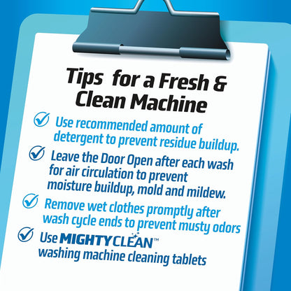 Mighty Clean Washing Machine Cleaner Tablets - 24 Tablets