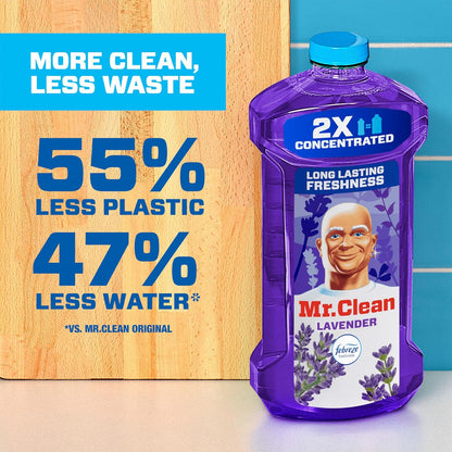 Mr. Clean 미스터 클린 다목적 바닥 클리너 - 라벤더 - 1213mL (41 fl oz)