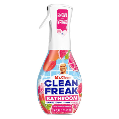 Mr. Clean 미스터 클린 클린 프릭 폼 욕실 클리너 스타터 키트+리필 - 프레시 - 473mL (16 fl oz) × 4개