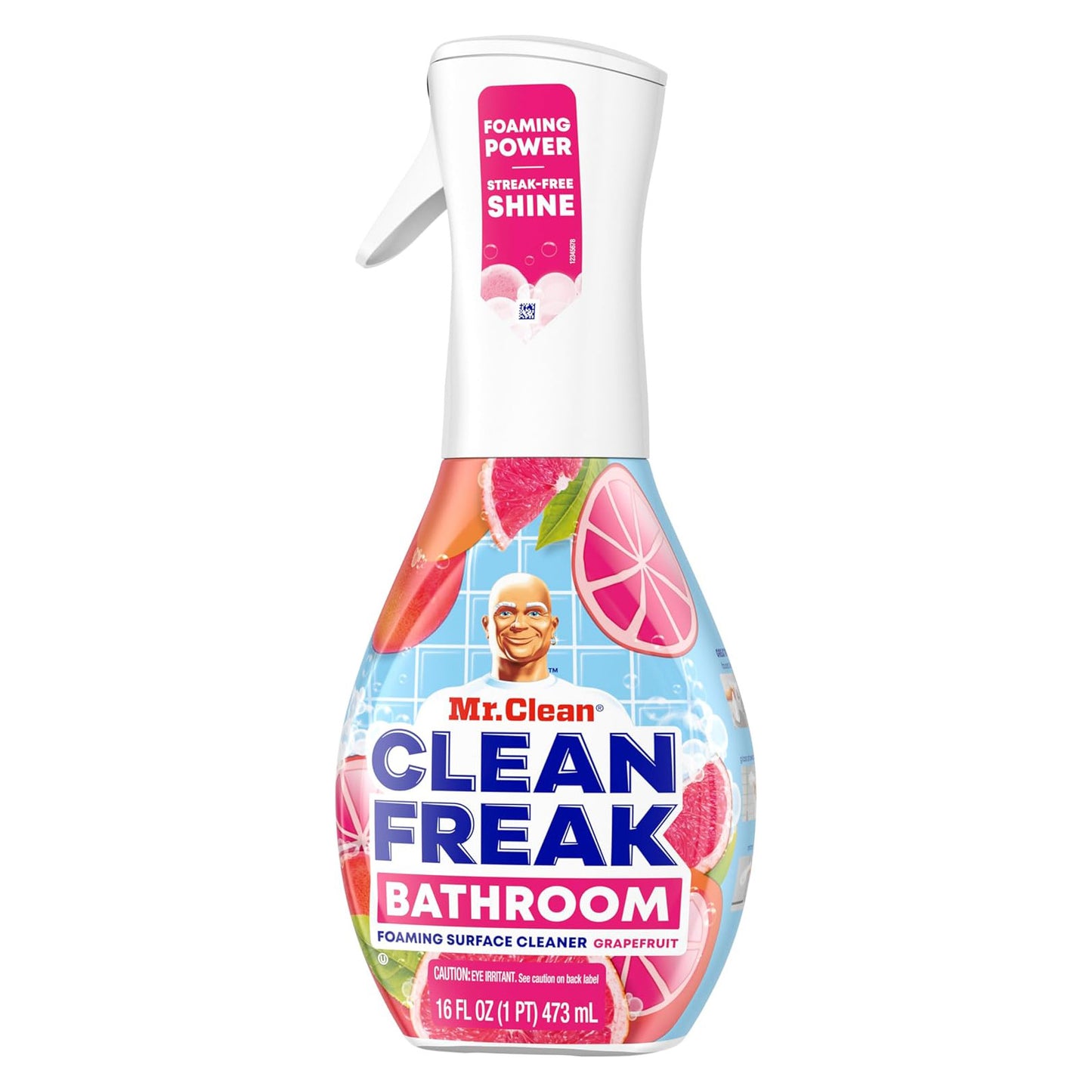 Mr. Clean 미스터 클린 클린 프릭 폼 욕실 클리너 스타터 키트+리필 - 프레시 - 473mL (16 fl oz) × 4개