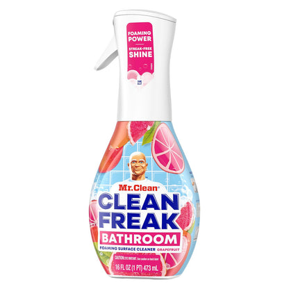 Mr. Clean 미스터 클린 클린 프릭 폼 욕실 클리너 스타터 키트+리필 - 프레시 - 473mL (16 fl oz) × 4개