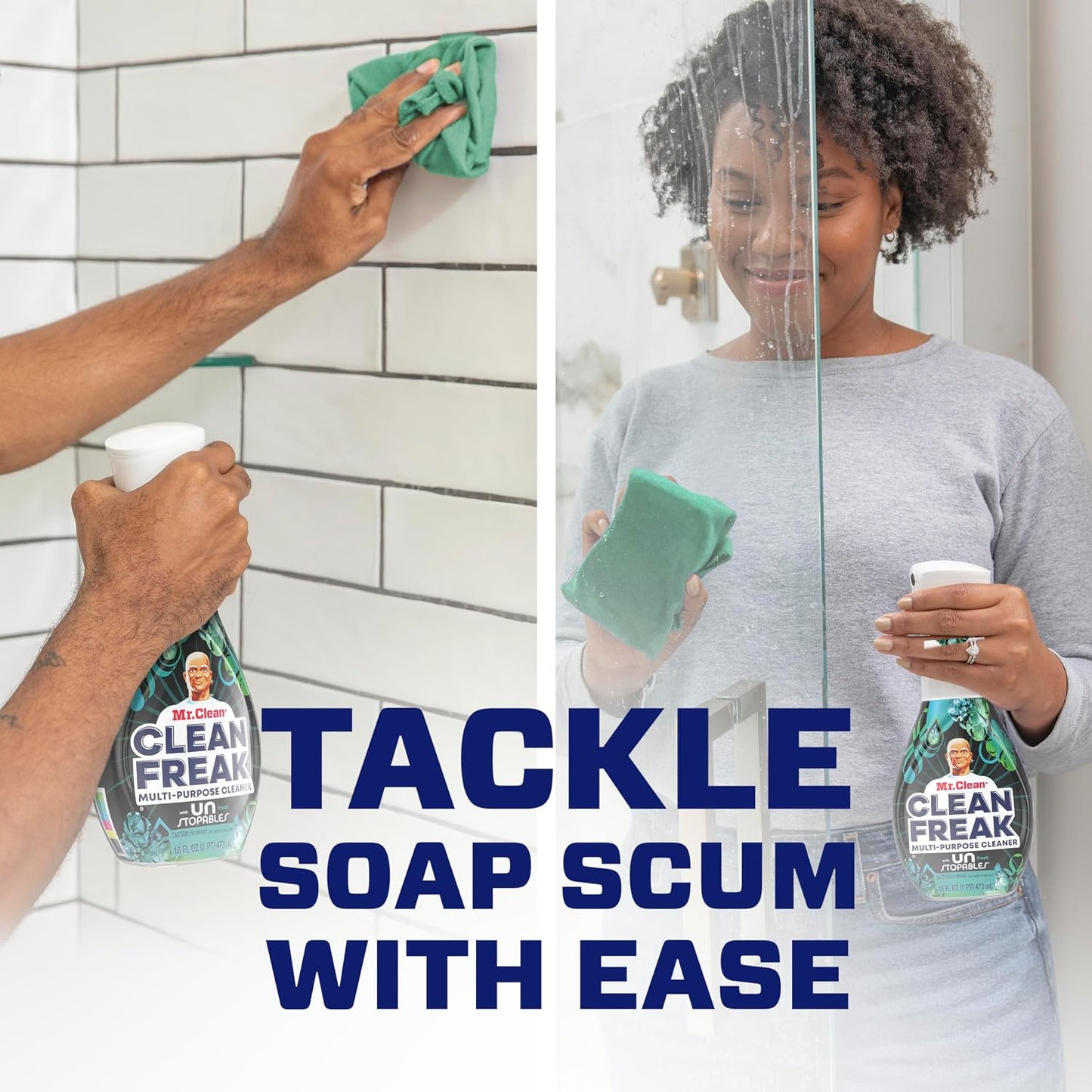 Mr. Clean - Clean Freak - Multi-Purpose Cleaner Starter Kit and Refill Bundle - Fresh Scent - 16 fl oz (473mL) × 4 Bottles