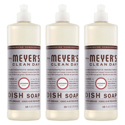 Mrs. Meyer's 미세스 마이어스 주방세제 - 라벤더 - 473mL (16 fl oz) × 3개