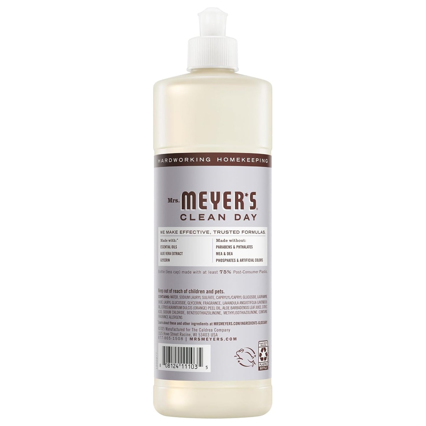 Mrs. Meyer's 미세스 마이어스 주방세제 - 라벤더 - 473mL (16 fl oz) × 3개