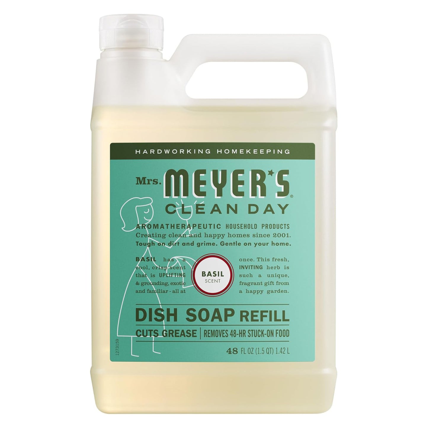 Mrs. Meyer's 미세스 마이어스 주방세제 - 바질 - 1420mL (48 fl oz)