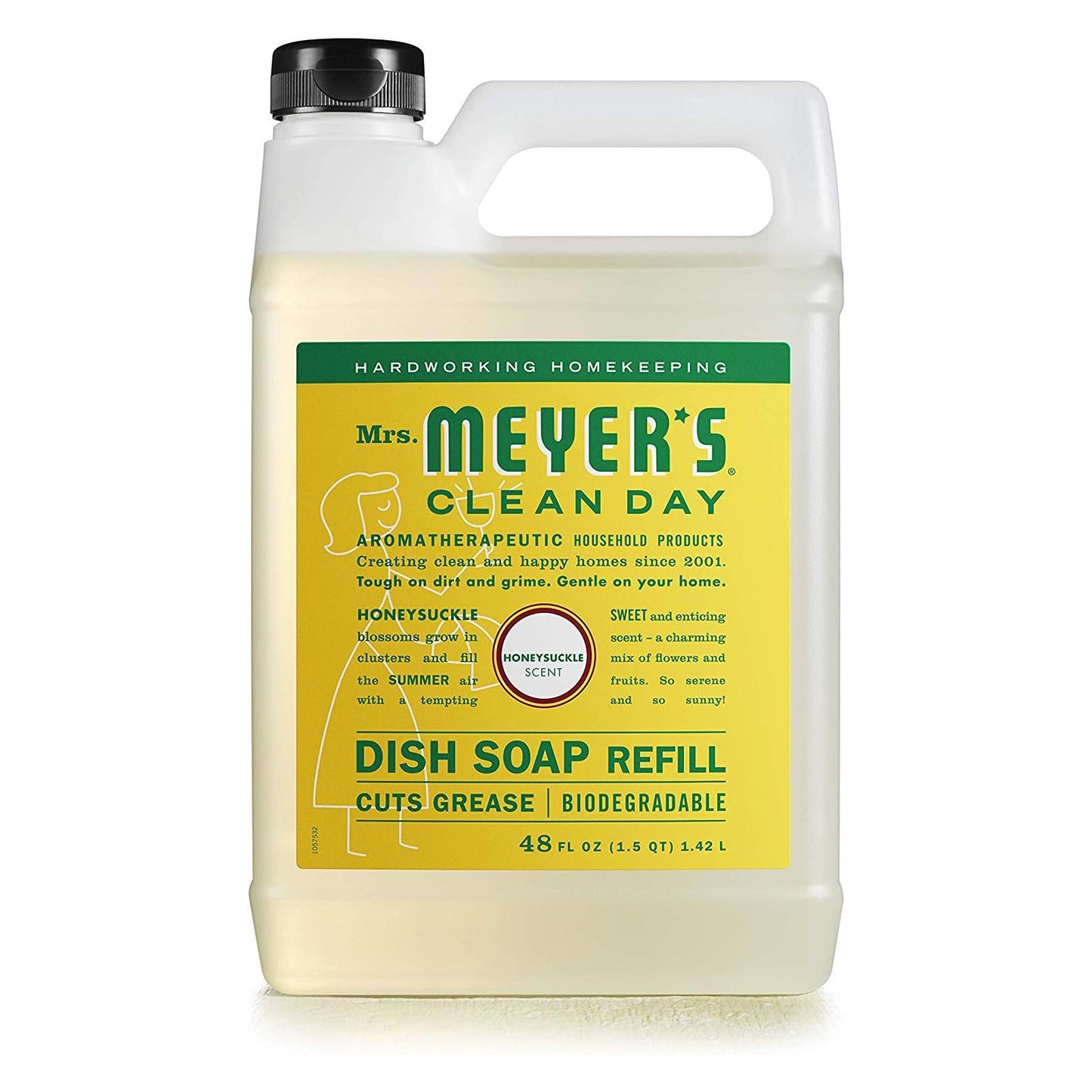 Mrs. Meyer's 미세스 마이어스 주방세제 - 허니서클 - 1420mL (48 fl oz)