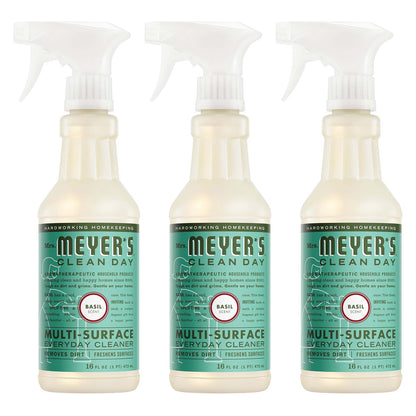 Mrs. Meyer's 미세스 마이어스 다목적 세정제 - 바질 - 473mL (16 fl oz) × 3개