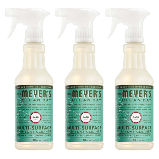 Mrs. Meyer's 미세스 마이어스 다목적 세정제 - 바질 - 473mL (16 fl oz) × 3개