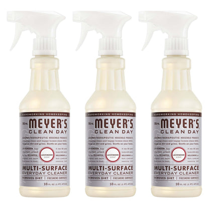 Mrs. Meyer's 미세스 마이어스 다목적 세정제 - 라벤더 - 473mL (16 fl oz) × 3개