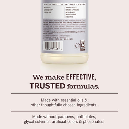 Mrs. Meyer's 미세스 마이어스 다목적 세정제 - 라벤더 - 473mL (16 fl oz) × 3개