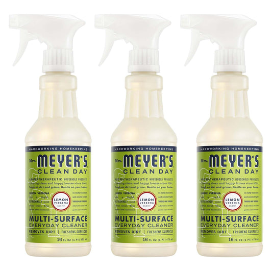 Mrs. Meyer's 미세스 마이어스 다목적 세정제 - 레몬 버베나 - 473mL (16 fl oz) × 3개