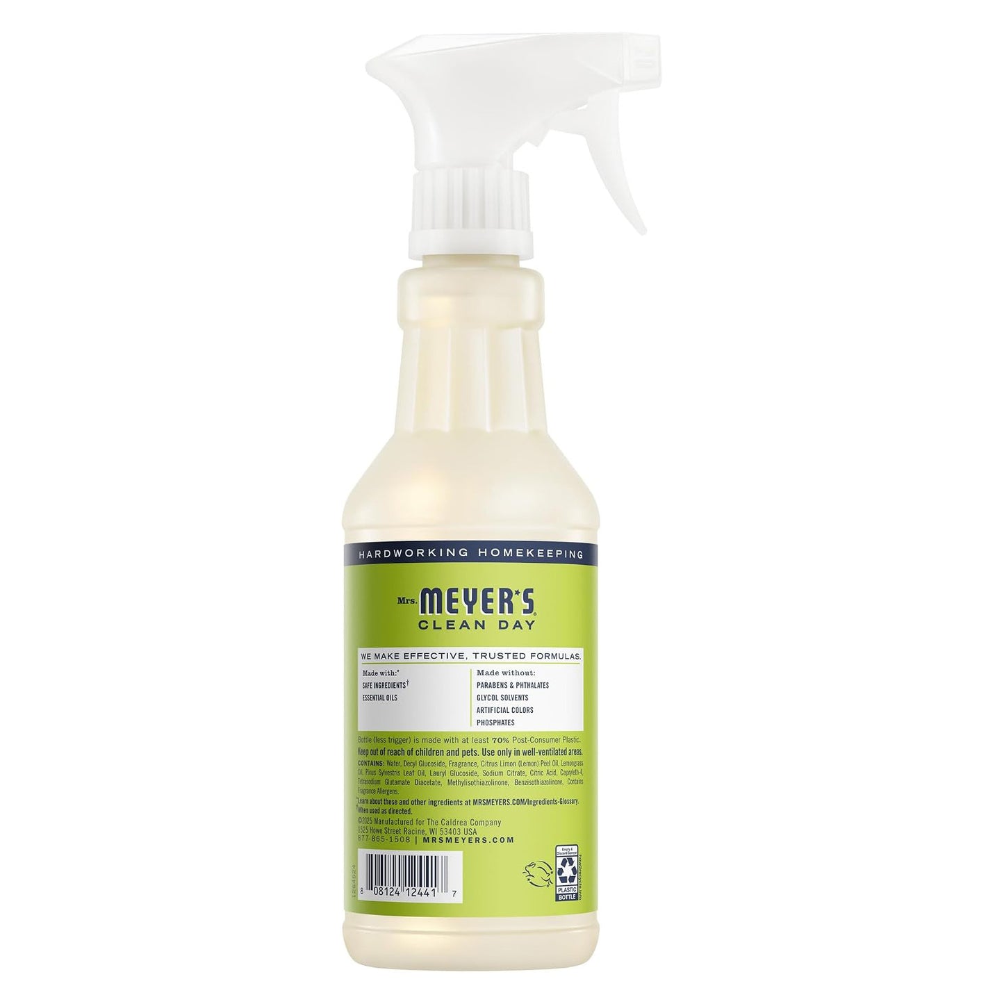 Mrs. Meyer's 미세스 마이어스 다목적 세정제 - 레몬 버베나 - 473mL (16 fl oz) × 3개