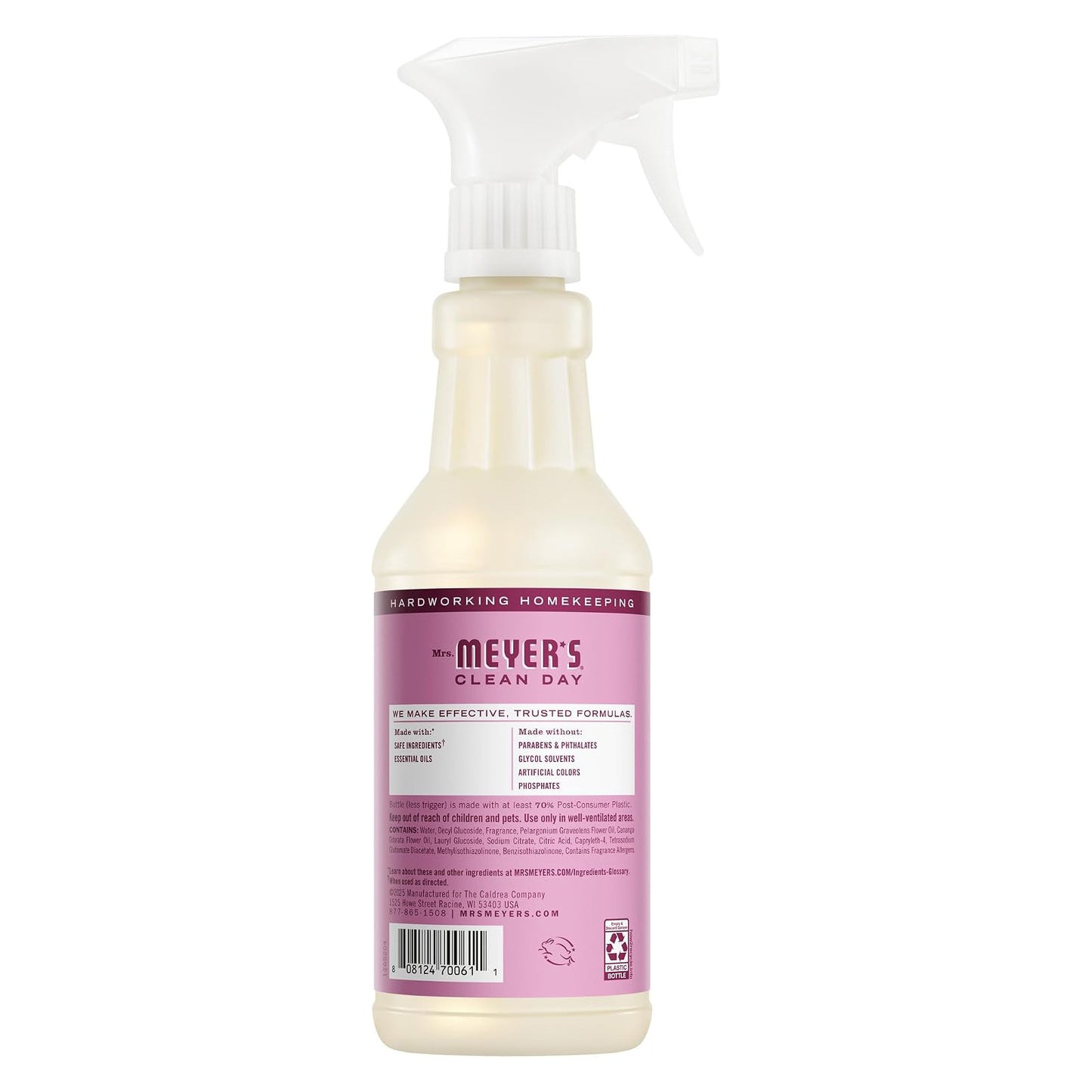 Mrs. Meyer's 미세스 마이어스 다목적 세정제 - 피오니 - 473mL (16 fl oz) × 3개