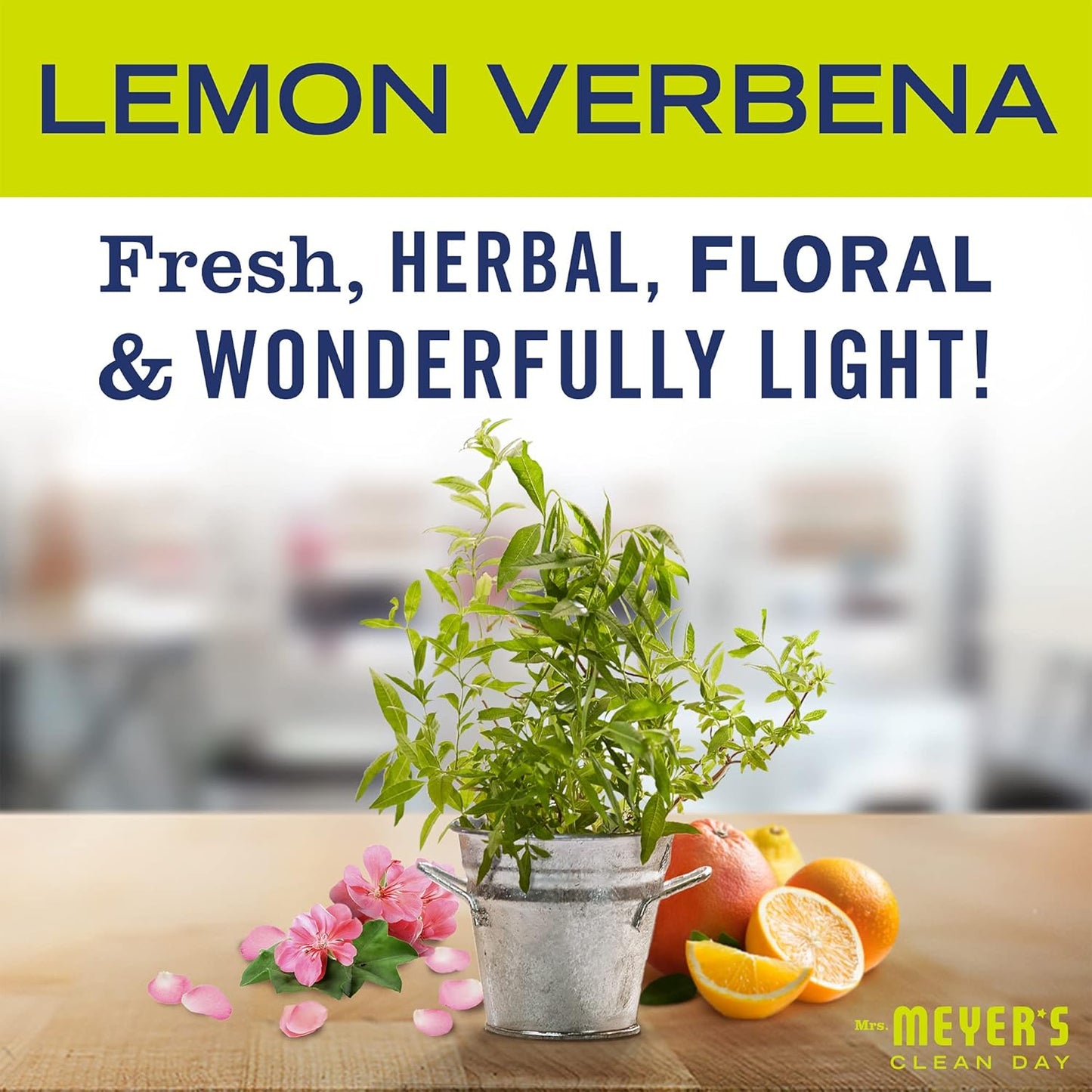 Mrs. Meyer's Air Freshener - Lemon Verbena - 8 fl oz (237mL) × 2 Bottles