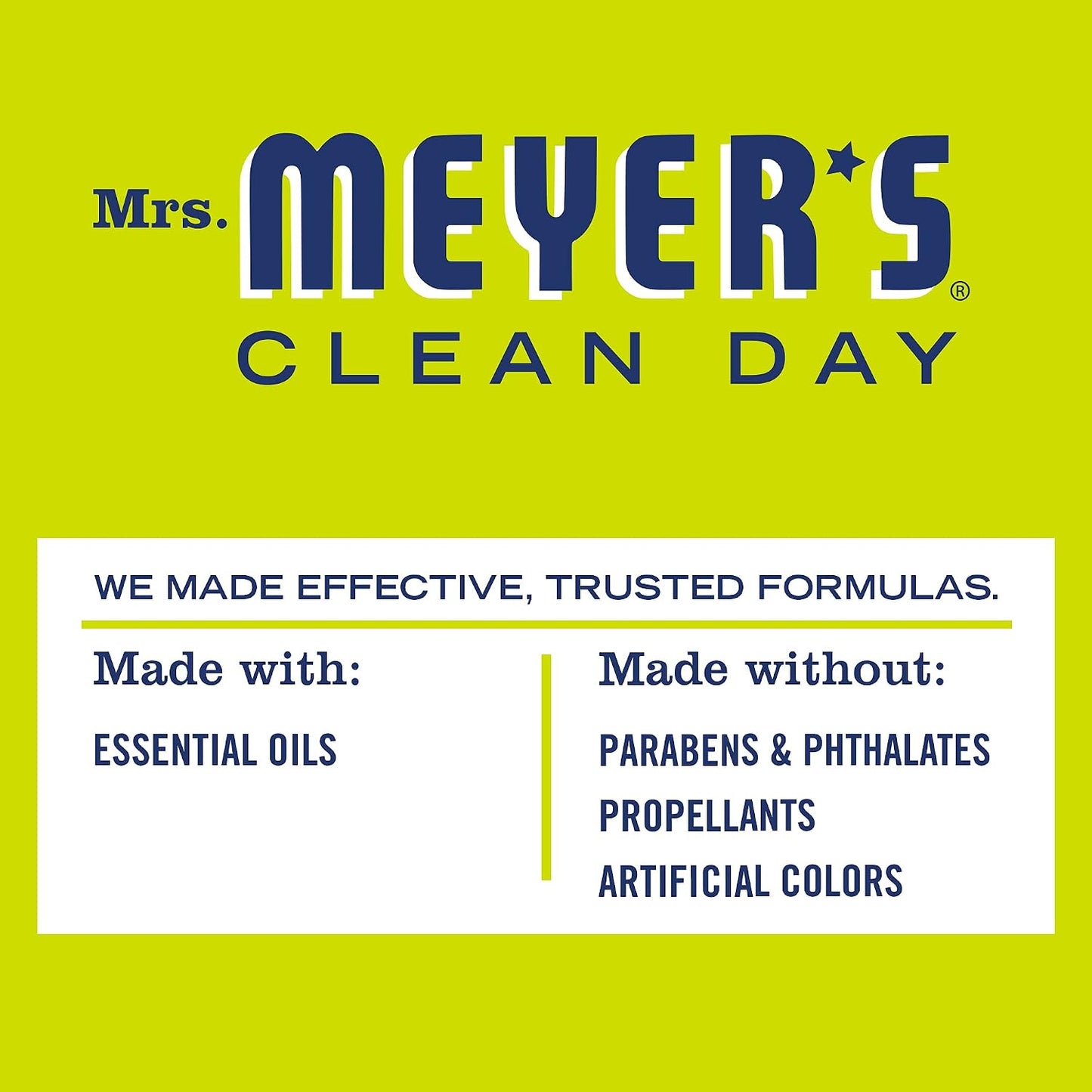 Mrs. Meyer's Air Freshener - Lemon Verbena - 8 fl oz (237mL) × 2 Bottles