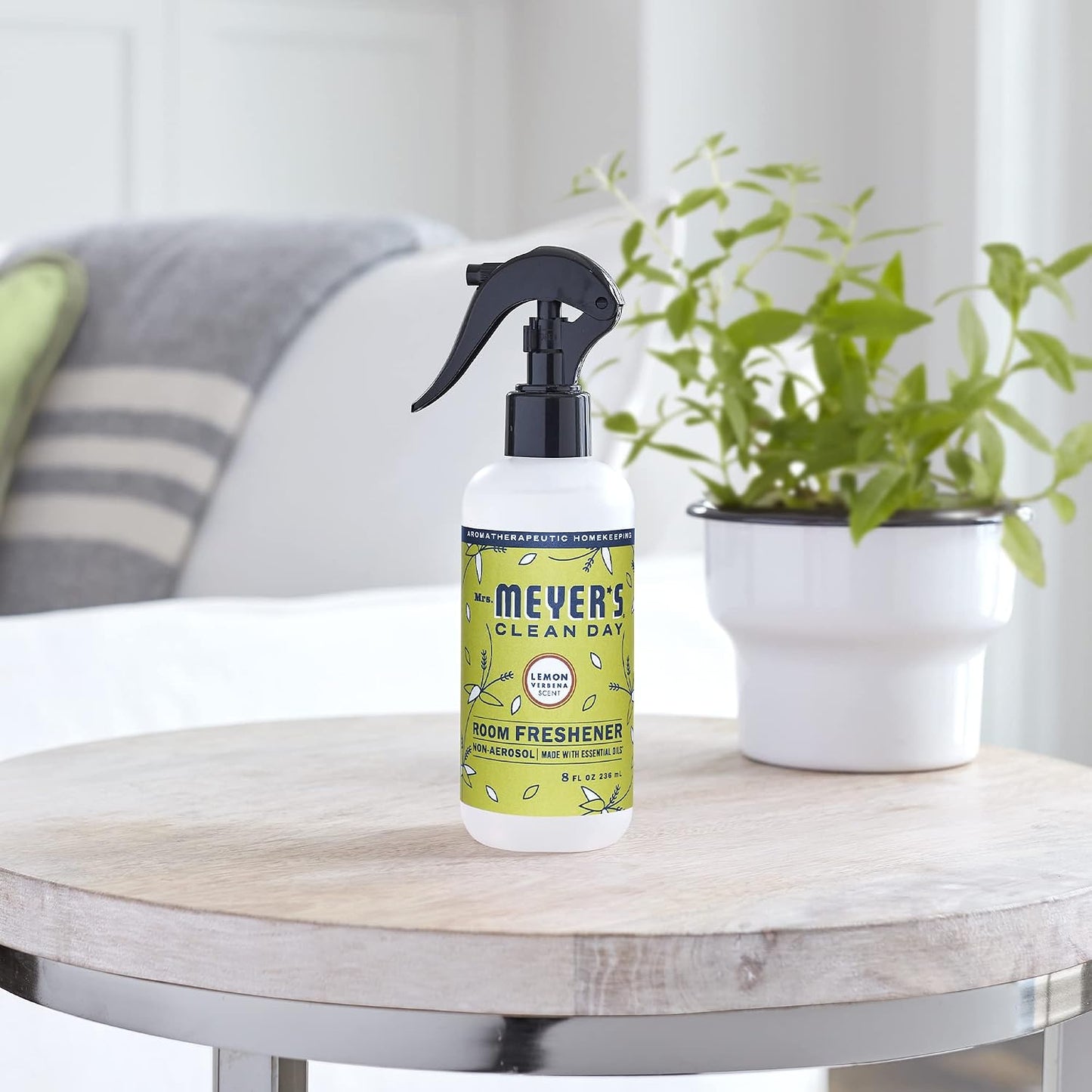 Mrs. Meyer's Air Freshener - Lemon Verbena - 8 fl oz (237mL) × 2 Bottles