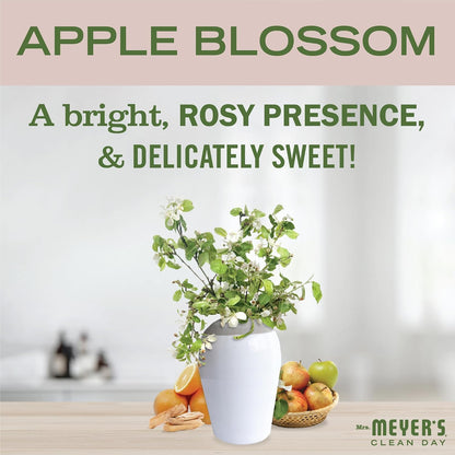 Mrs. Meyer's Clean Day Vinegar Gel Cleaning Spray - Apple Blossom - 16 fl oz (473mL) × 2 Bottles