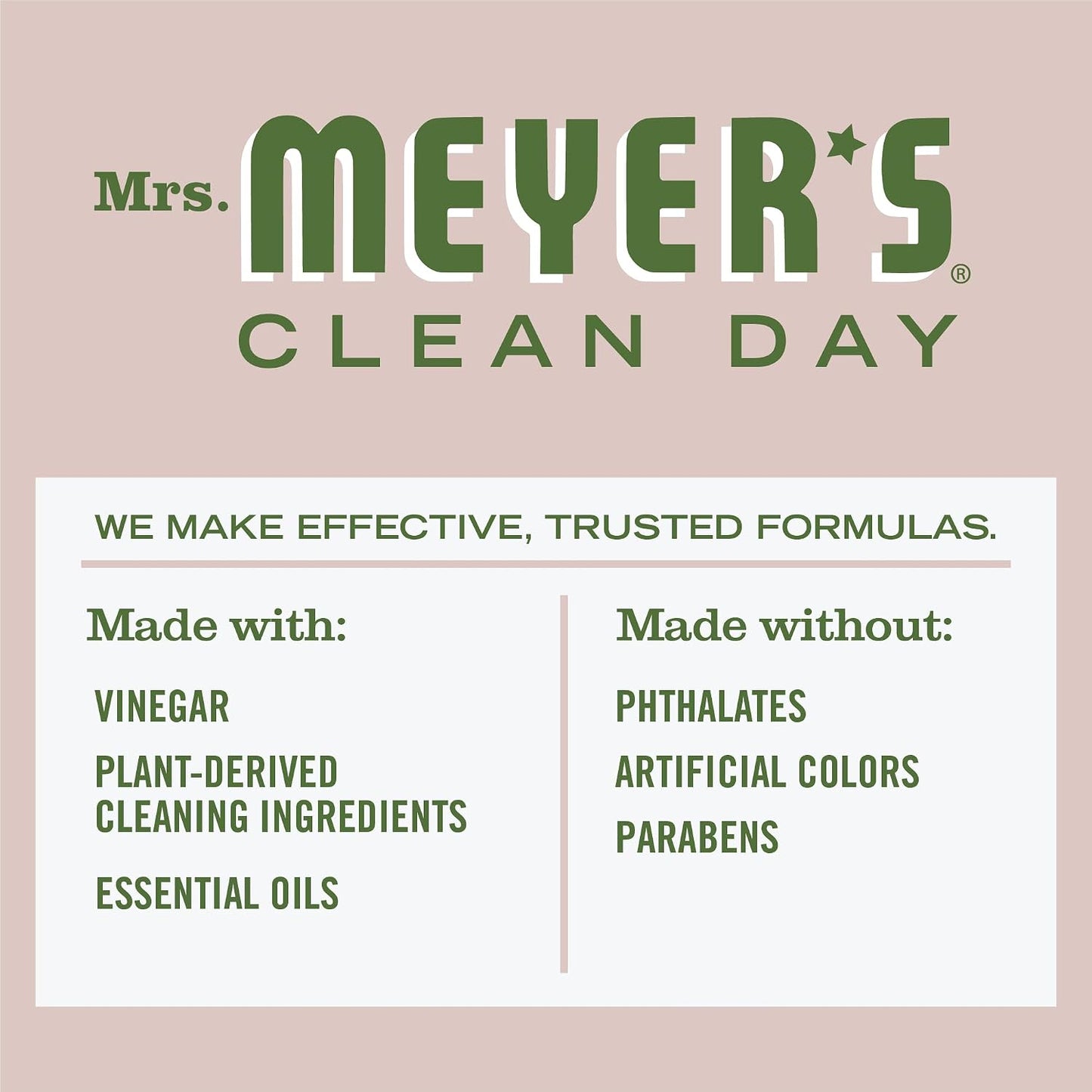 Mrs. Meyer's Clean Day Vinegar Gel Cleaning Spray - Apple Blossom - 16 fl oz (473mL) × 2 Bottles