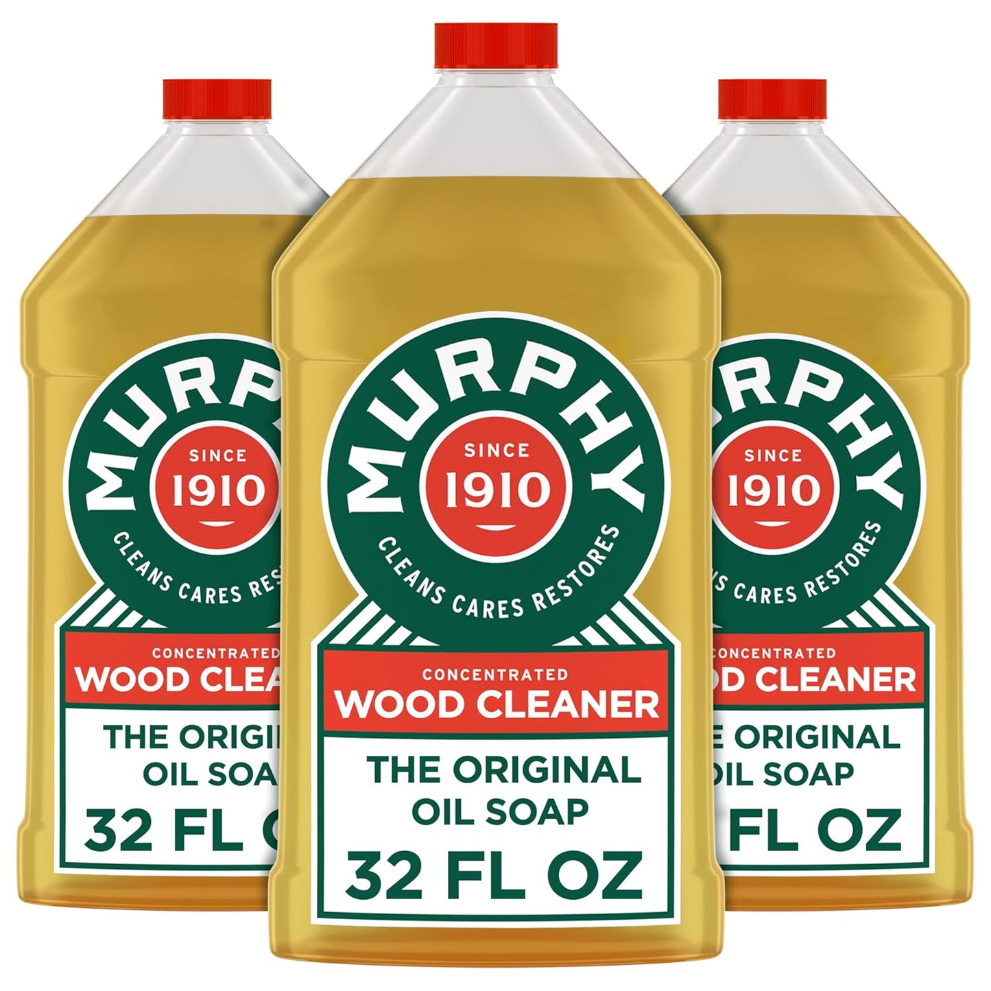 Murphy Oil Soap Concentrated Formula - 32 fl oz (946mL) × 3 Bottles