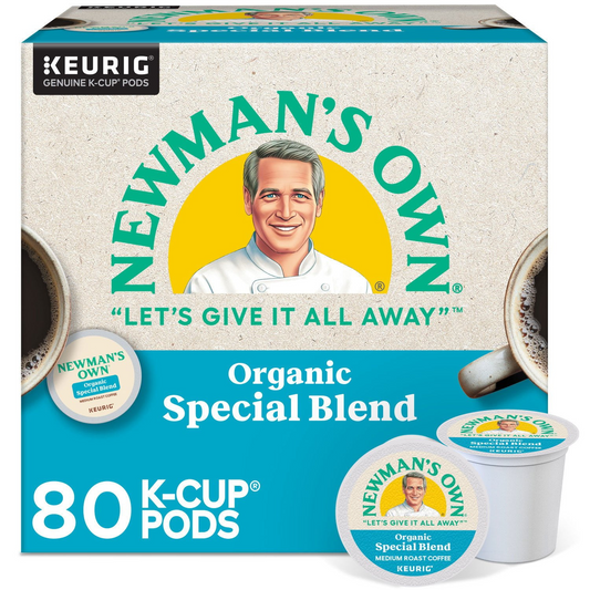 Newman's Own Organics Special Blend Medium Roast Pods (K-Cup) - 80 ct