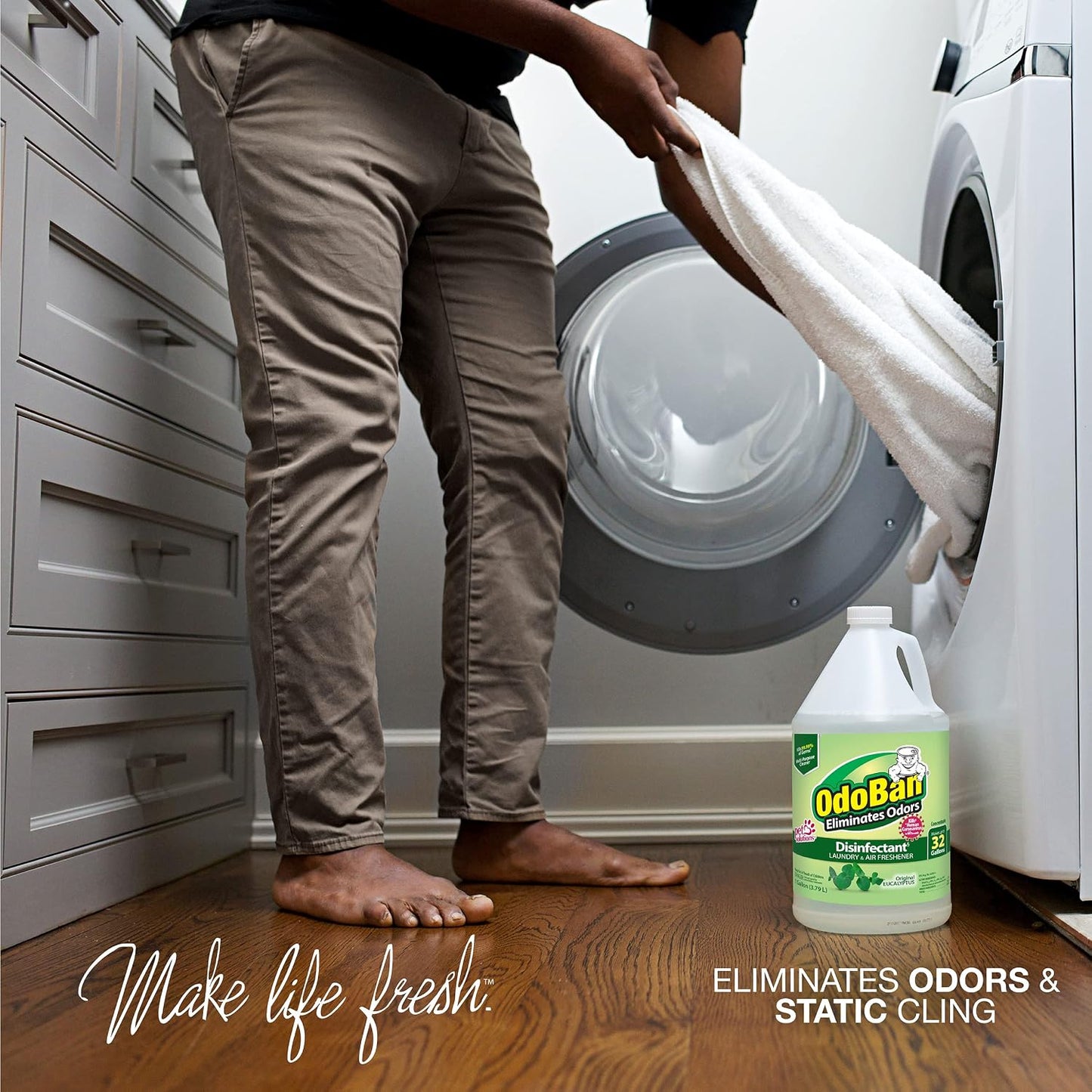 OdoBan 오도반 탈취 다목적 세정제 - 오리지널 - 3785mL (128 fl oz)