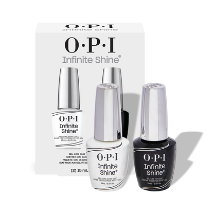 OPI Infinite Shine Duo Pack — Base Coat + Gloss Top Coat Set (2 × 15 mL, IS-DUO)