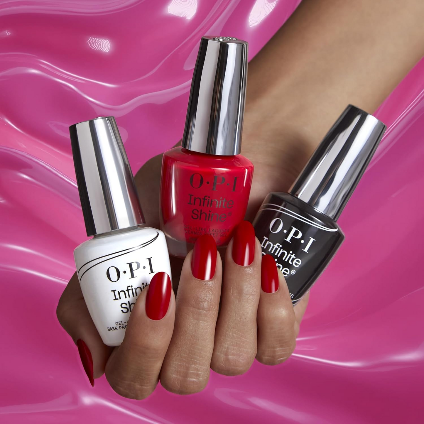 OPI Infinite Shine Duo Pack — Base Coat + Gloss Top Coat Set (2 × 15 mL, IS-DUO)