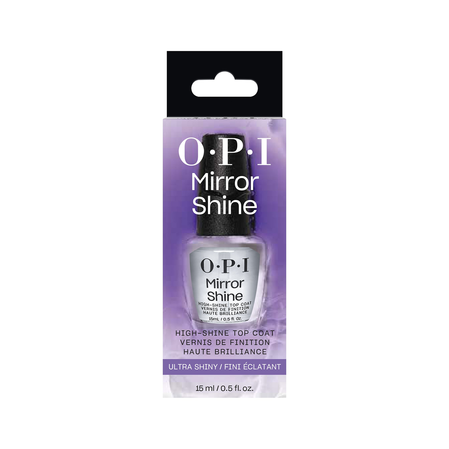 OPI 오피아이 미러 샤인 — 고광택 탑 코트 (15mL, NTT37)