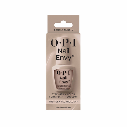 OPI Nail Envy Double Nude-Y Nail Strengthener — Sheer Nude Strengthening Treatment (15 mL, NT228)