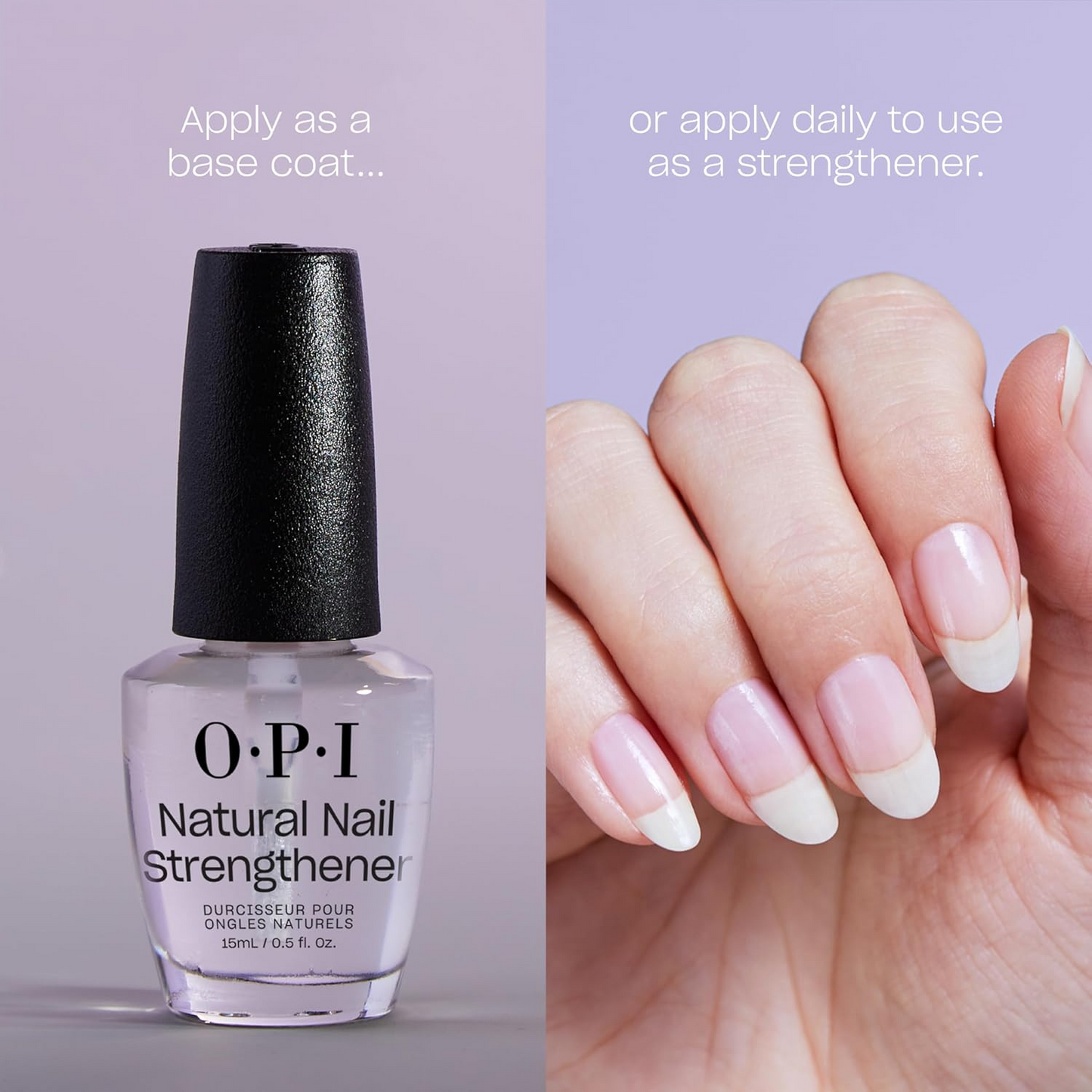 OPI 오피아이 네추럴 네일 스트랭스너 — 강화 베이스 코트 (15mL, NTT60)