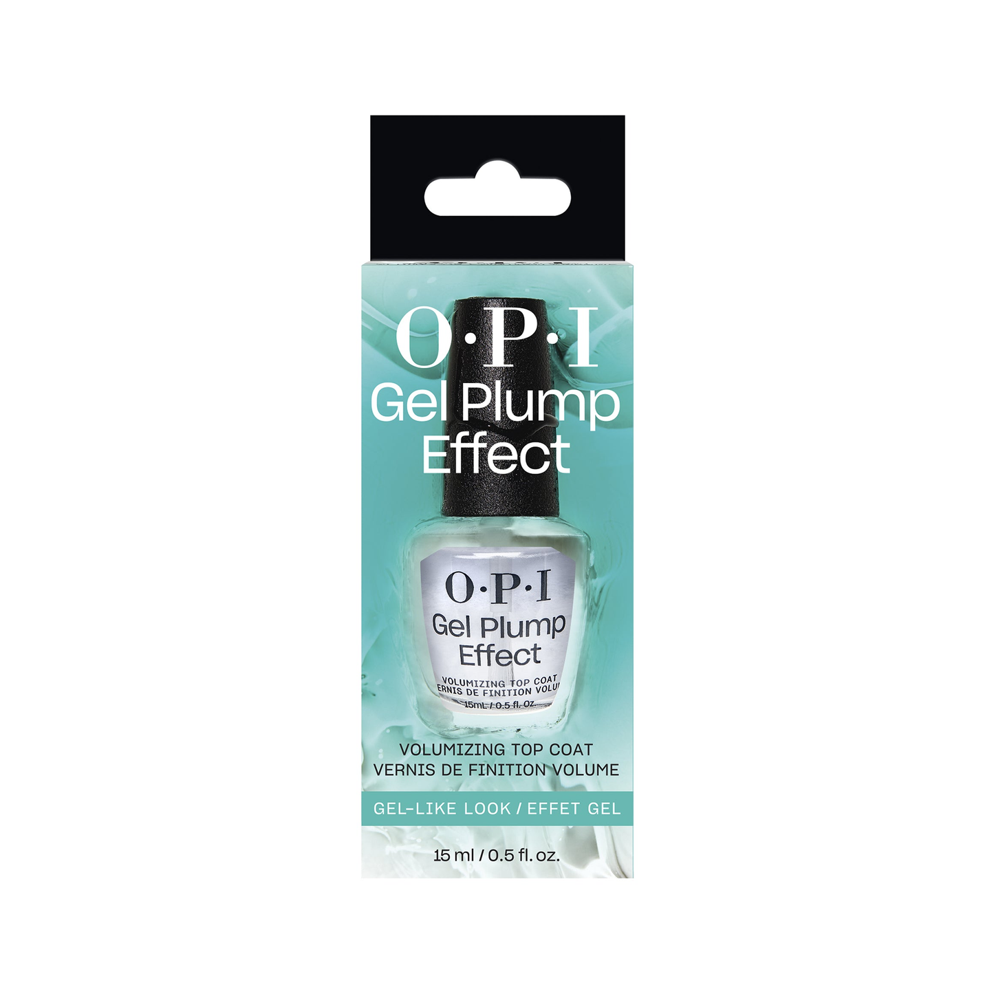 OPI Plumping Top Coat — Dimensional Gel-Like Finish (15 mL, NTT36)