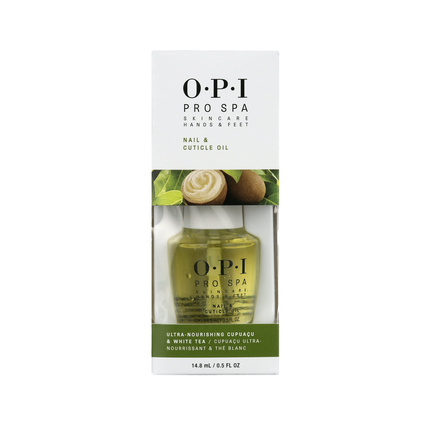 OPI 오피아이 프로스파 네일 & 큐티클 오일 — 매일 큐티클 케어용 드롭퍼 보틀 (14.8mL, AS201)