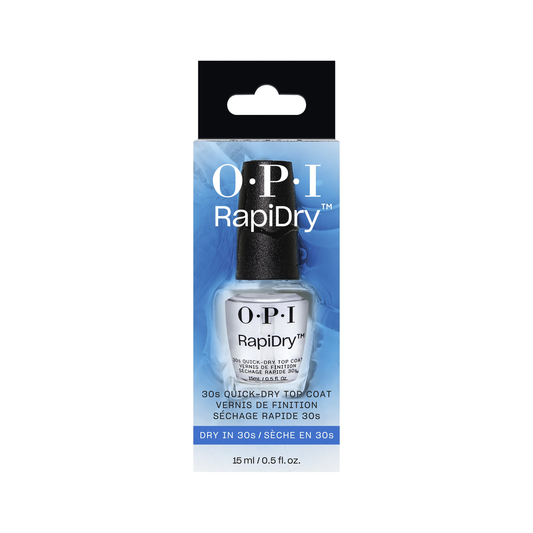 OPI 오피아이 래피드라이 탑 코트 — 60초 빠른 건조 마감 (15mL, NTT74)