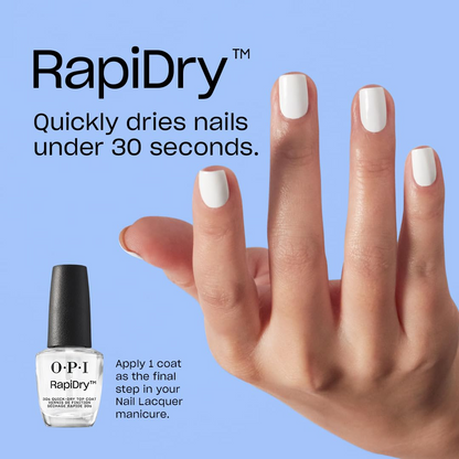 OPI 오피아이 래피드라이 탑 코트 — 60초 빠른 건조 마감 (15mL, NTT74)