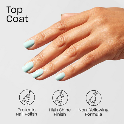 OPI Top Coat — Classic High-Gloss Finish (15 mL, NTT30)