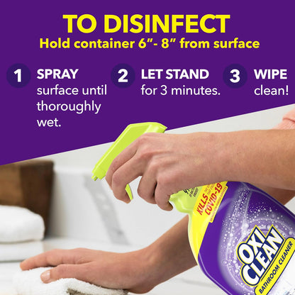 OxiClean 옥시크린 욕실 클리너 스프레이 - 946mL (32 fl oz)