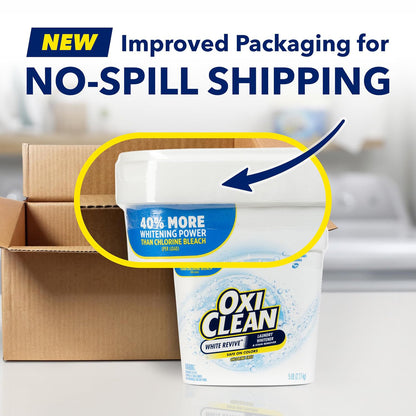 OxiClean 옥시크린 화이트 리바이브 얼룩 제거제 - 2268g (80 oz)