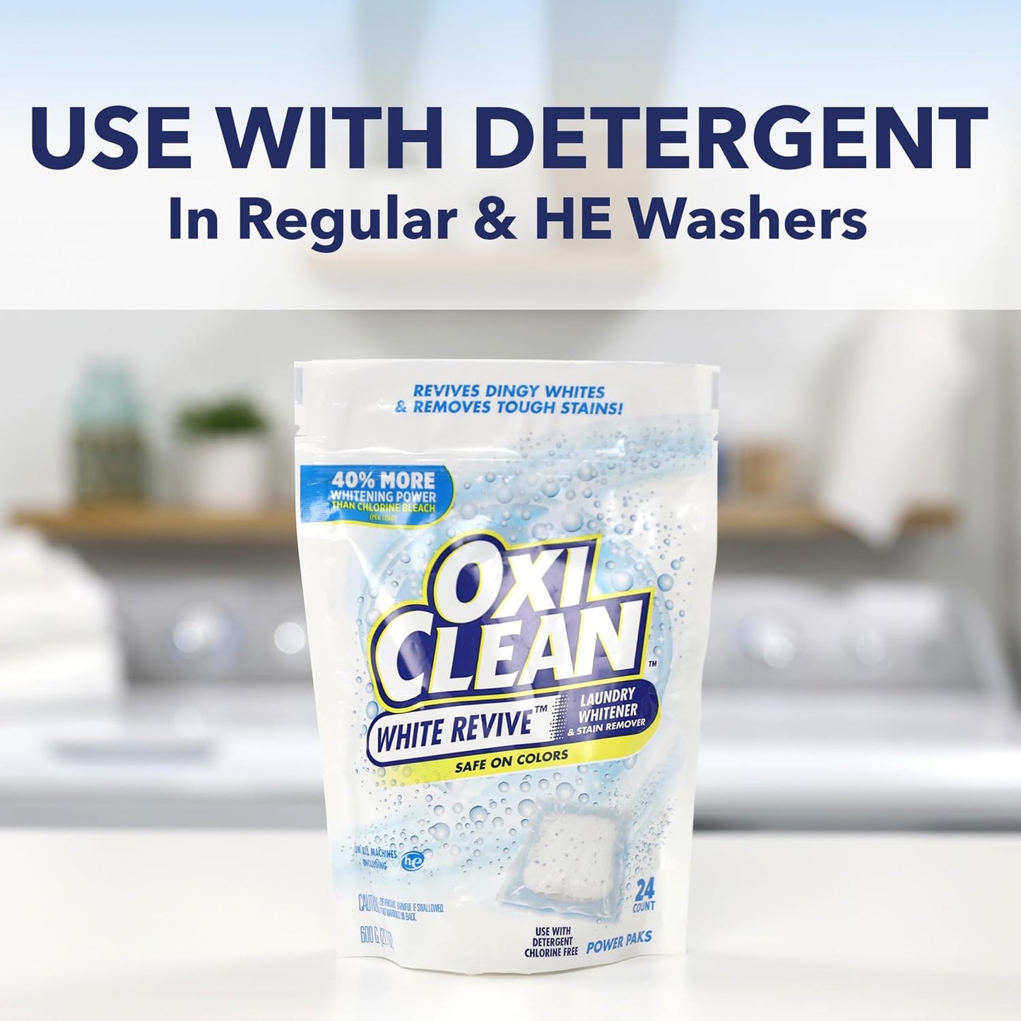 OxiClean 옥시크린 화이트 리바이브 파워팩 - 24개입