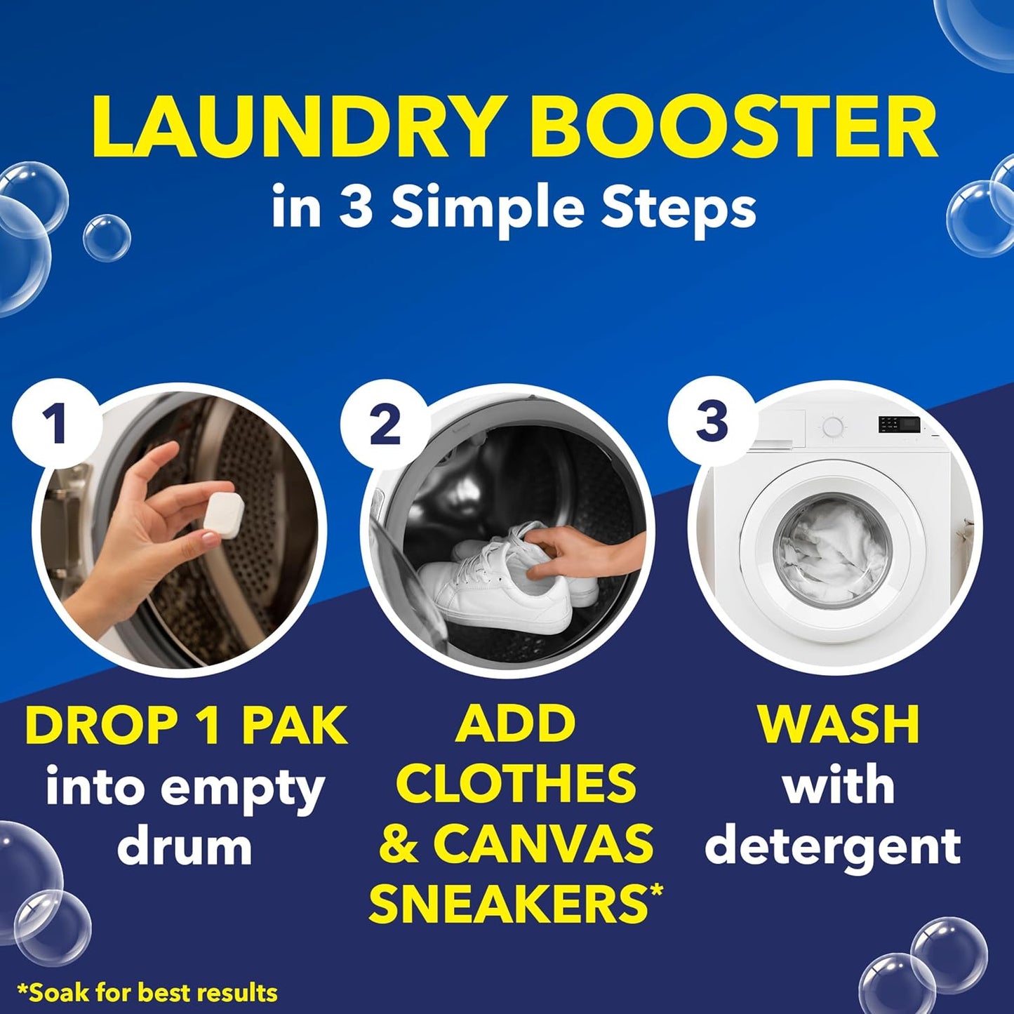 OxiClean 옥시크린 화이트 리바이브 파워팩 - 24개입
