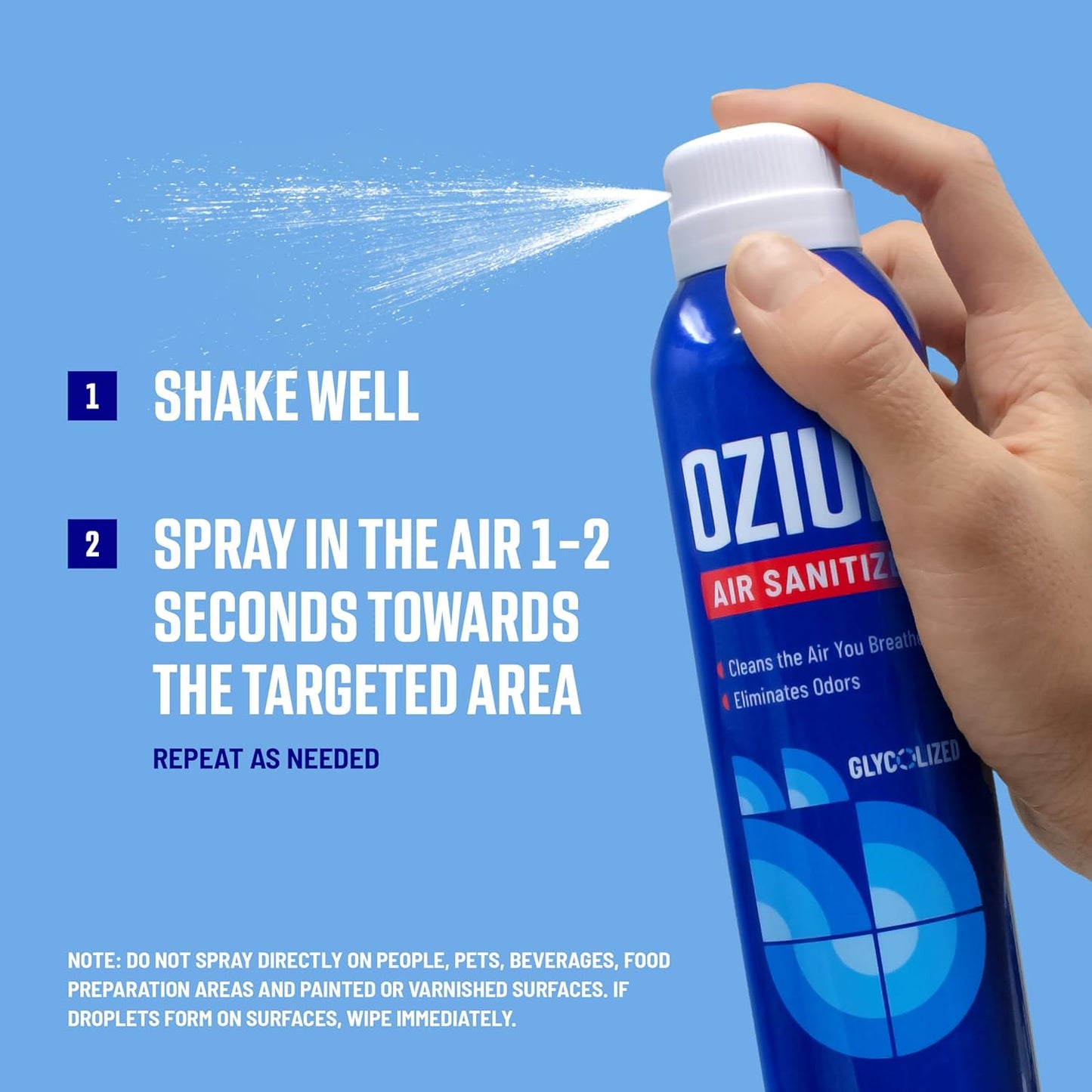 Ozium 오지움 탈취 스프레이 - 오리지널 - 237mL (8 fl oz) × 3개