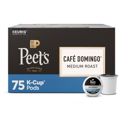 Peet's 피츠 카페 도밍고 미디엄 로스트 팟 (K-컵) - 75개입