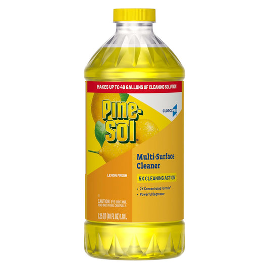 Pine-Sol 파인솔 다목적 세정제 - 레몬 프레시 - 1183mL (40 fl oz)