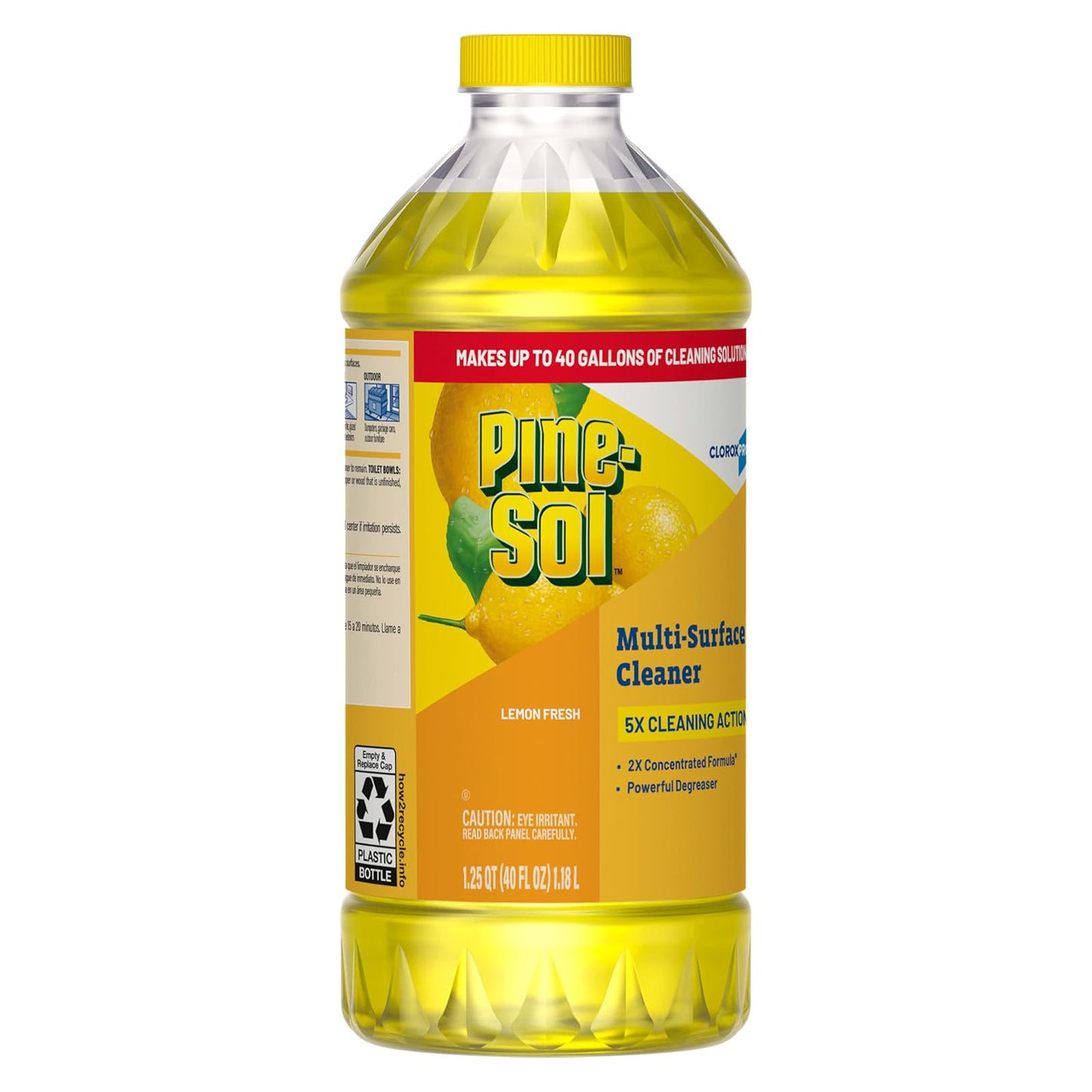 Pine-Sol Multi-Surface Cleaner - Lemon Fresh - 40 fl oz (1183mL)