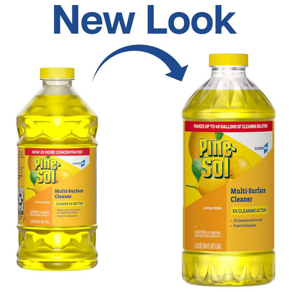 Pine-Sol Multi-Surface Cleaner - Lemon Fresh - 40 fl oz (1183mL)
