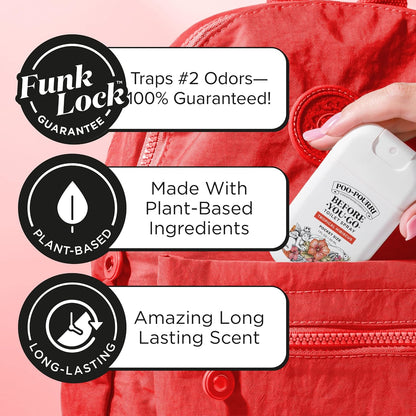 Poo-Pourri Before-You-Go Pocket Toilet Spray - Spring Variety - 1 fl oz (30mL) × 3 Bottles