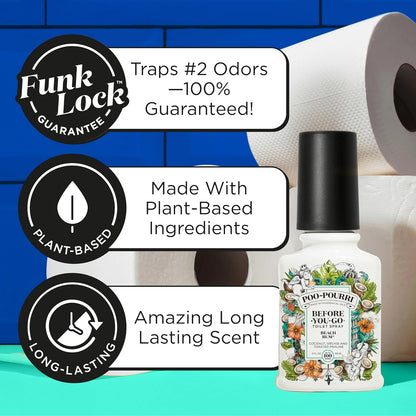 Poo-Pourri 푸푸리 변기 탈취 스프레이 - 비치 범 - 59mL (2 fl oz)