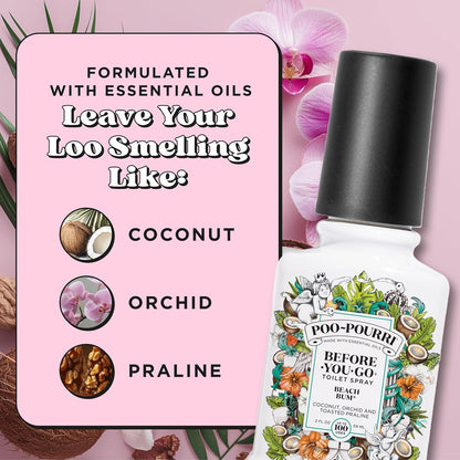 Poo-Pourri 푸푸리 변기 탈취 스프레이 - 비치 범 - 59mL (2 fl oz)