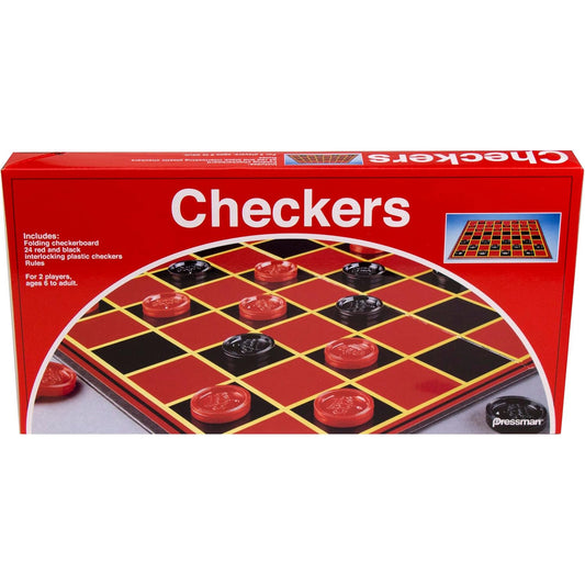 Pressman Checkers 프레스맨 체커 — 접이식 클래식 보드 세트